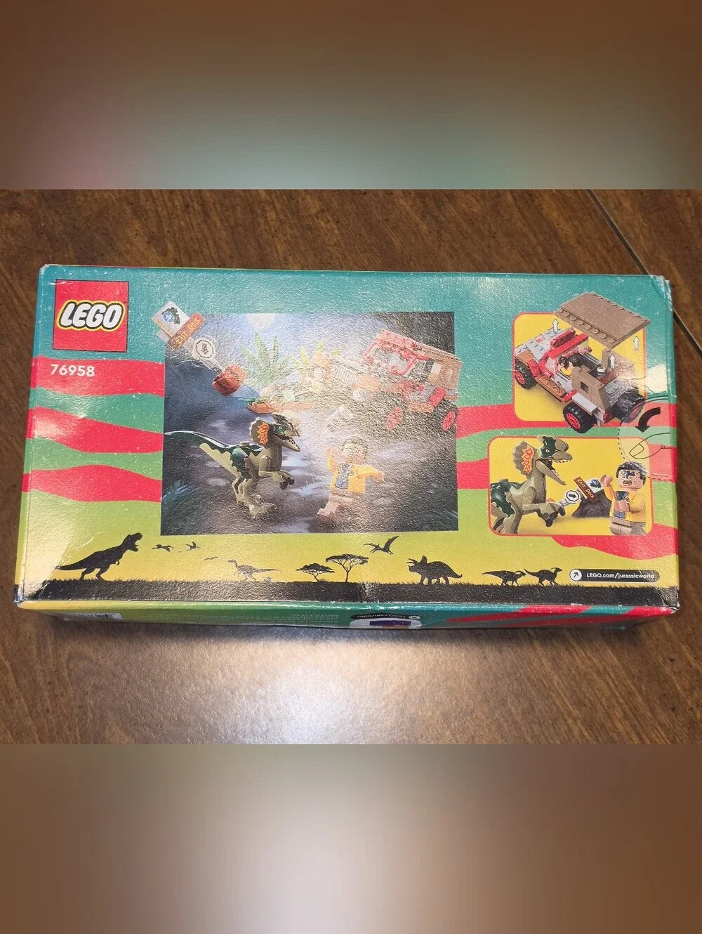 Lego Jurassic World 30th Anniversary Dilophosaurus Ambush #76958